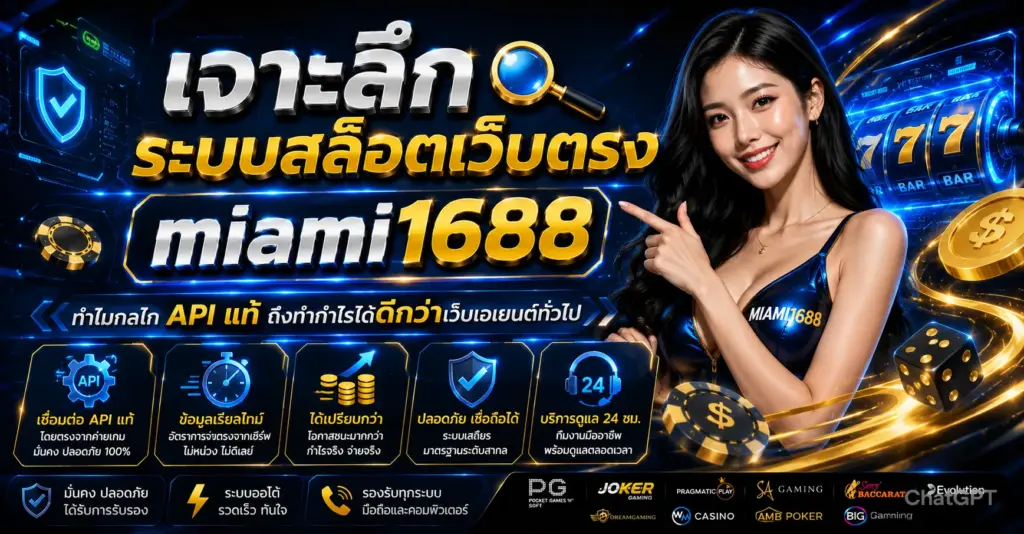 เจาะลึกระบบสล็อตเว็บตรง